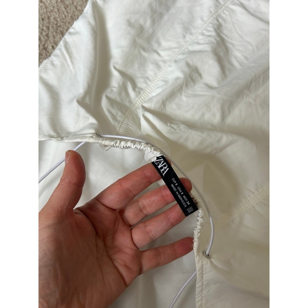 Zara Ivory Halter Mini Dress S - Picture 4 of 11